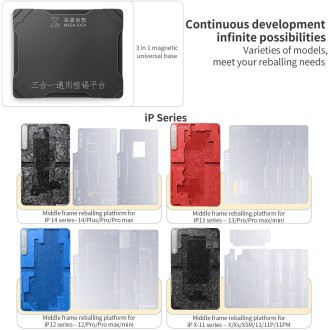 For Xiaomi 11 Pro / 11 Ultra Qianli Mega-idea Multi-functional Middle Frame Positioning BGA Reballing Platform