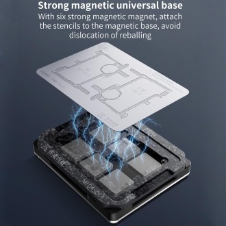 For iPhone X-11 Pro Max Qianli Mega-idea Multi-functional Middle Frame Positioning BGA Reballing Platform