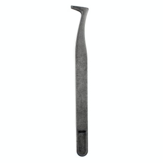 JF-S16 Anti-static Carbon Fiber Curved Tip Tweezers(Black)