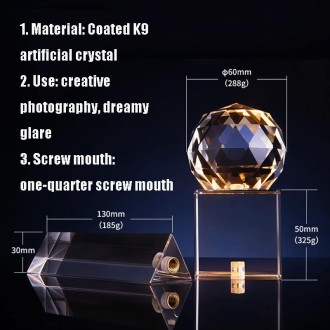 Triangular Prism Coating Upgrade Crystal Photography Foreground Blur Film And Television Props