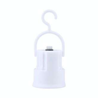 E27 B22 Emergency Lamp Universal Hooked Lamp Holder with Switch (White)