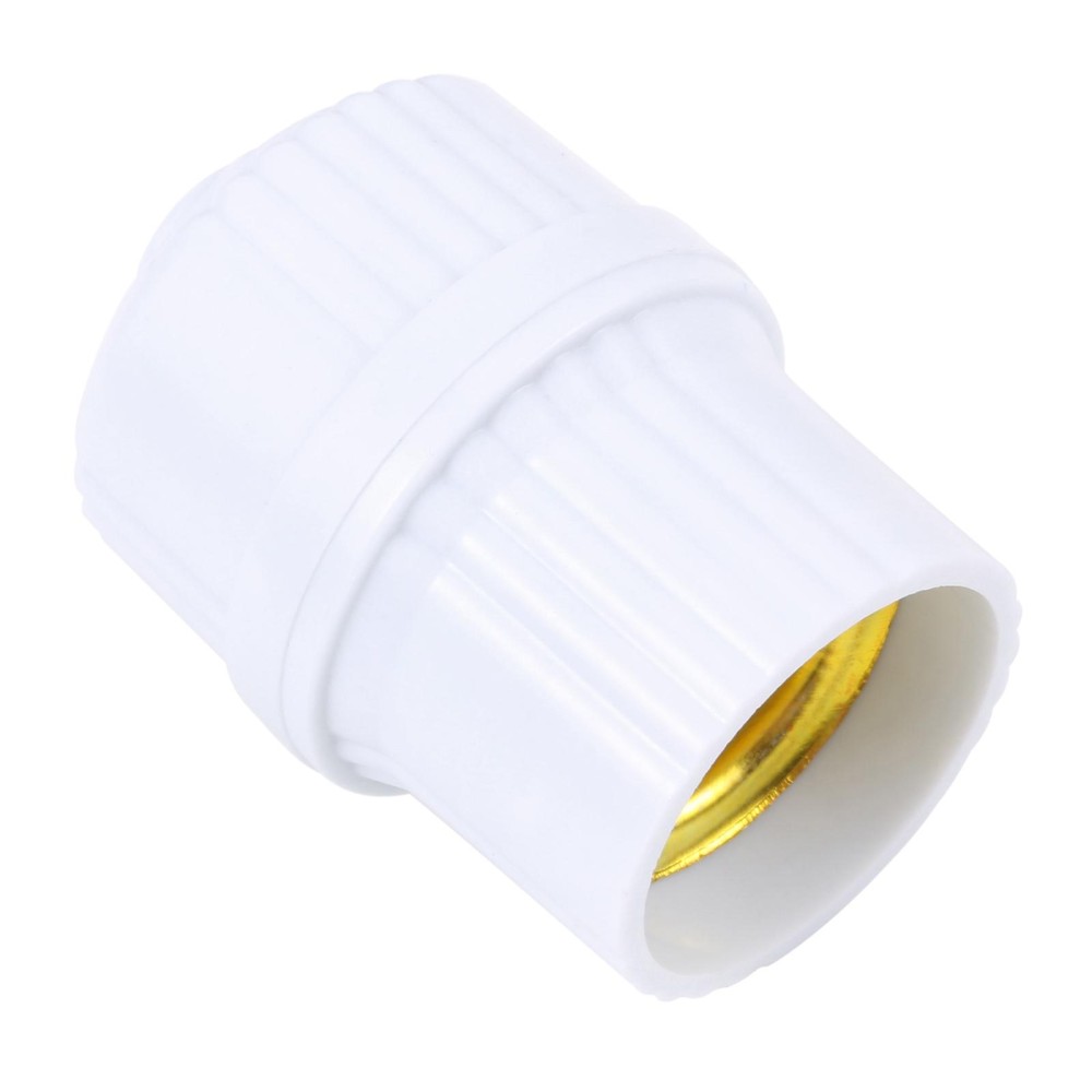 Suspension Type E27 Flame-retardant Threaded Lamp Holder (White)