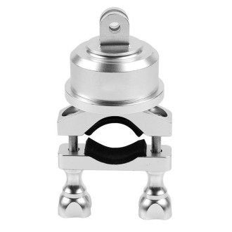 Aluminum Alloy 360 Degree Rotating Base Bike Camera Mount for Action Camera(Silver)