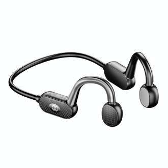 X6 Sports Bone Conduction Bluetooth Headphones With Mic Non-In-Ear Wireless Earphones(Gray)