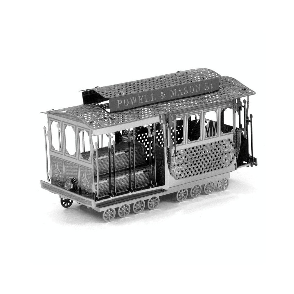 Cable Car 3D Three-dimensional Metal Car Assembly Model DIY Puzzles Toy