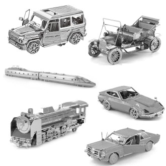 Armored Car 3D Three-dimensional Metal Car Assembly Model DIY Puzzles Toy