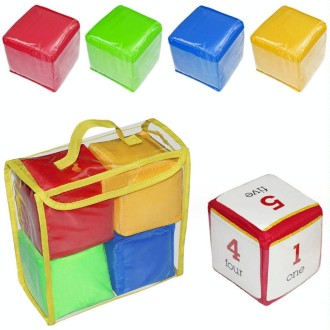 Children Soft Dice Throwing Toy Educational Aids(Single Dice)