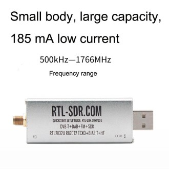 RTL-SDR V3 4.5V 8-Bit Software Defined USB Radio Receiver