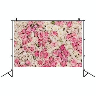 2.1 X 1.5m Festive Photography Backdrop 3D Wedding Flower Wall Hanging Cloth, Style: C-1891