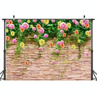 2.1m X 1.5m Flower Wall Photography Background Cloth Birthday Wedding Party Decoration Fabric