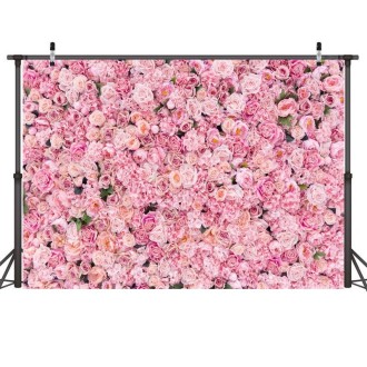 2.1m X 1.5m Pink Rose Wall Background Festive Party Photography Cloth