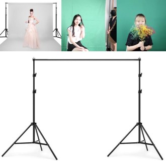 200x200cm Photo Studio Background Support Stand Backdrop Crossbar Bracket Kit