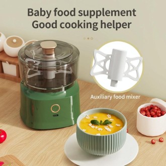 MY-01 Multifunctional Cooking Machine Wireless Electric Meat Grinder Baby Food Supplement Machine(White)