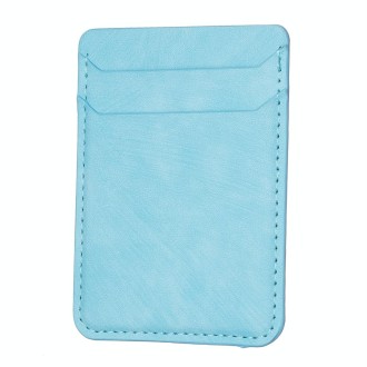 BFK13 Frosted Card Bag Mobile Phone Back Sticker(Blue)