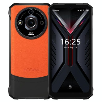 [HK Warehouse] HOTWAV T7 Pro Rugged Phone, 6GB+256GB, 6280mAh, 6.6 inch Android 13 MT8788 Octa Core, Network: 4G, OTG (Orange)