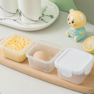 150ml Mini Fresh-Keeping Box Food Grade Thickened Sealed Baby Food Supplement Box(Blue)