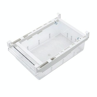 Transparent Hanging & Pull-out Refrigerator Sorting Fresh-keeping Box For Fruits Vegetables & Eggs With Separate Classification 