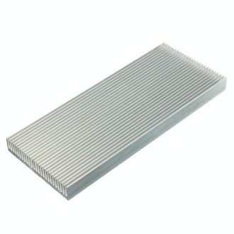 Aluminum Heat Sink Cooler  Fin with 26 Fin for High Power LED Amplifier Transistor, Size: 100x41x8mm