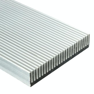 Aluminum Heat Sink Cooler  Fin with 26 Fin for High Power LED Amplifier Transistor, Size: 100x41x8mm