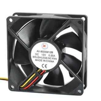 AV-8025M12B DC 12V 0.2A Brushless Cooling Fan