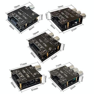 ZK-152T Mini Bluetooth 5.1 Receiving Audio Module With Power Amplifier Digital D Stereo Dual Channel