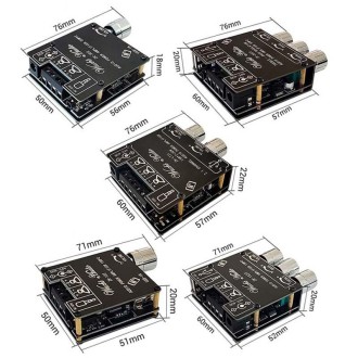 ZK-152 Mini Bluetooth 5.1 Receiving Audio Module With Power Amplifier Digital D Stereo Dual Channel