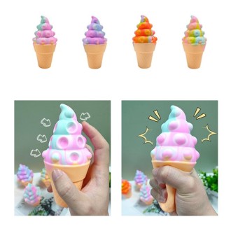 Ice Cream Shaped Pinch Decompression Toy(D)