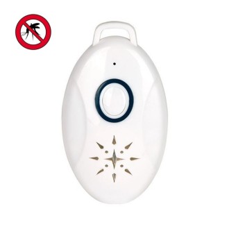 Mini USB Rechargeable Fly Repeller Outdoor Portable Mobile Mosquito Repellent Device(White)