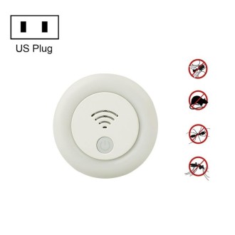 QW-04 Indoor Mute Ultrasonic Electronic Mole Device Night Light Mosquito Repeller(US Plug)