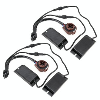 2 PCS 3157B DC12V 50W 6 Ohms Turn Signal / Reversing Light / Brake Light Split Dual Resistance Decoder