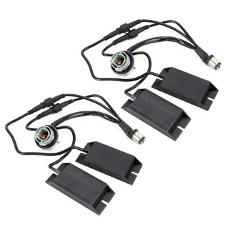 2 PCS 1157 / BAY15D DC12V 50W 6 Ohms Turn Signal / Reversing Light / Brake Light Split Dual Resistance Decoder