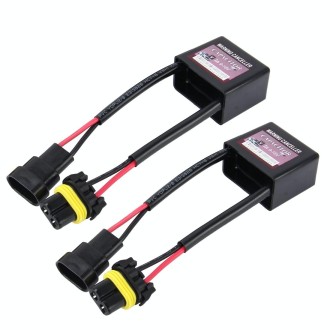 2 PCS 35W Car Auto Canbus Warning Error-free HID Decoder Adapter, DC 12V