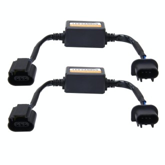 2 PCS H13 Car Auto LED Headlight Canbus Warning Error-free Decoder Adapter for DC 9-16V/20W-40W