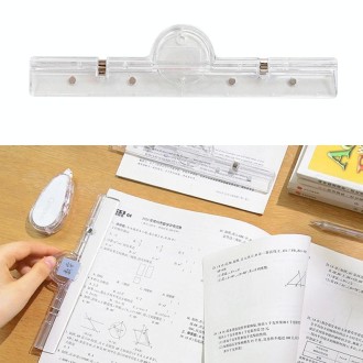 MOYL Y893-01 Student Large Capacity Transparent Magnetic Document Test Paper Data Storage Folder(Transparent Magnetic)