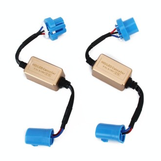 2 PCS 9004 9007 LED Headlight Anti Flicker Resistor Canceller Decoders