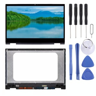 LCD Screen For HP Pavilion X360 14-DW 14M-DW Digitizer Full Assembly with Frame(Black)