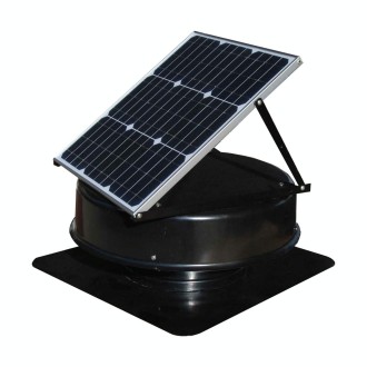 SRVF-350 Solar Roof Exhaust Fan Aluminum Alloy Exhaust Switching Fan Negative Pressure Fan