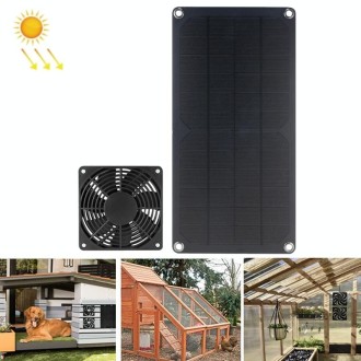 10W High Speed and Long Life Solar Mini Fan Outdoor Pet Exhaust Fan