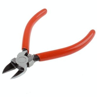 Plastic Nippers,125mm MTC Micro Plastic Outlet Forceps Nippers Flat Blade ideal for Precise PCB Work (WL-4)