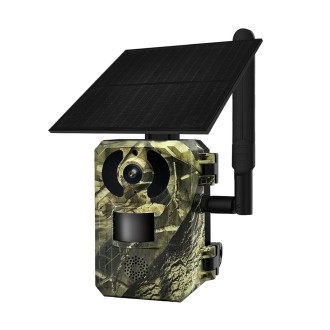 ESCAM QF380 4MP Network Solar PIR Alert Smart Wildlife Hunting Camera, 4G:AU Version(Camouflage)