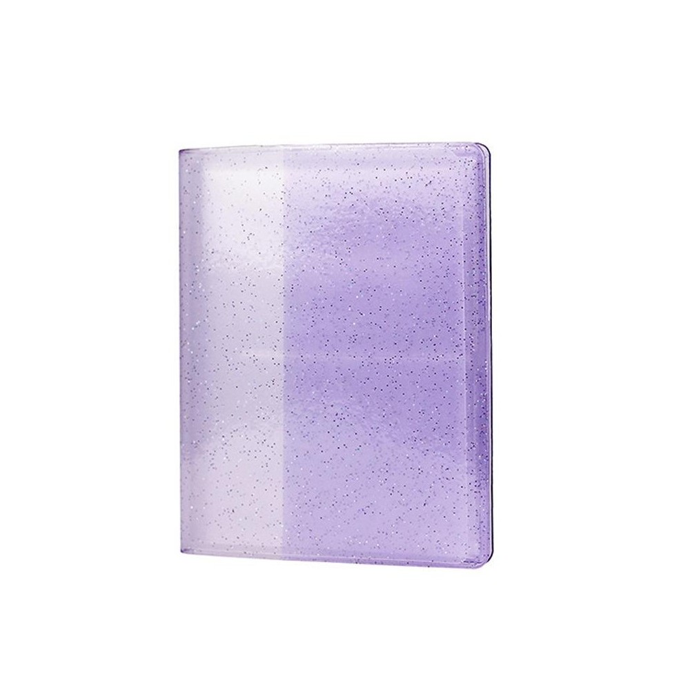 CAIUL 3 Inch Jelly Album Business Card Holder for Instax Mini11 / 9 / 8 / 8+(Purple)