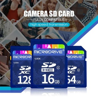 Microdrive 16GB High Speed Class 10 SD Memory Card for All Digital Devices with SD Card Slot