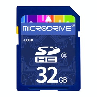 Microdrive 32GB High Speed Class 10 SD Memory Card for All Digital Devices with SD Card Slot