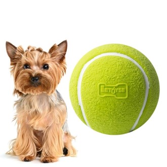 Dog Toy Latex Dog Bite Sound Ball Pet Toys, Specification: Green Tennis