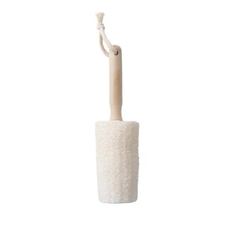 Kitchen Wooden Handle Cleaning Brush,Style: Loofah Cup Brush