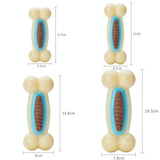 Dog Bite Resistant Molar Toy Nylon Bite Replacement Food Device, Specification: Medium Nylon Bone