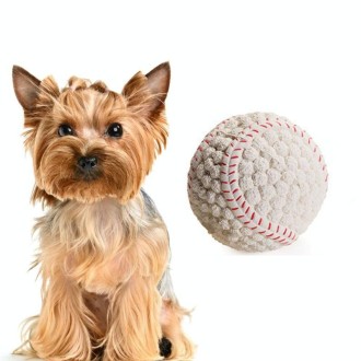 Dog Toy Latex Dog Bite Sound Ball Pet Toys, Specification: Small Tennis