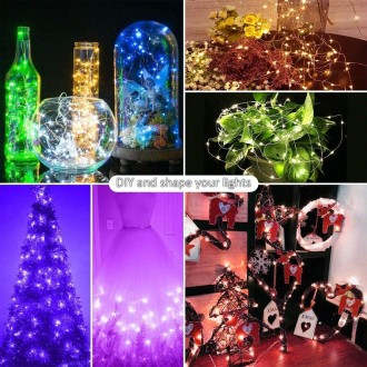 RGB USB  LED Copper Wire Light String Holiday Decoration Light String Bluetooth Mobile APP Control, Length:5m 50 LED