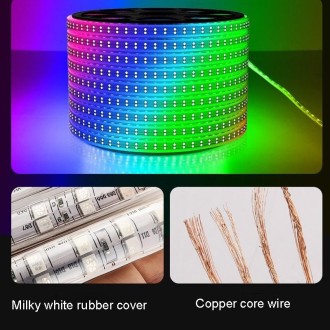 1m Waterproof Colorproof LED Strips Neon Light Bar, Style: 2835 144 Beads Horse Racing Light Strip