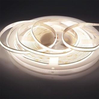 1m 24V 8mm Wide COB Adhesive Decorative LED Light Strip, Specification: 480 Beads-14W-90 Display(6000K)